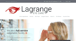 Desktop Screenshot of lagrangeeyecare.com