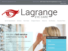 Tablet Screenshot of lagrangeeyecare.com